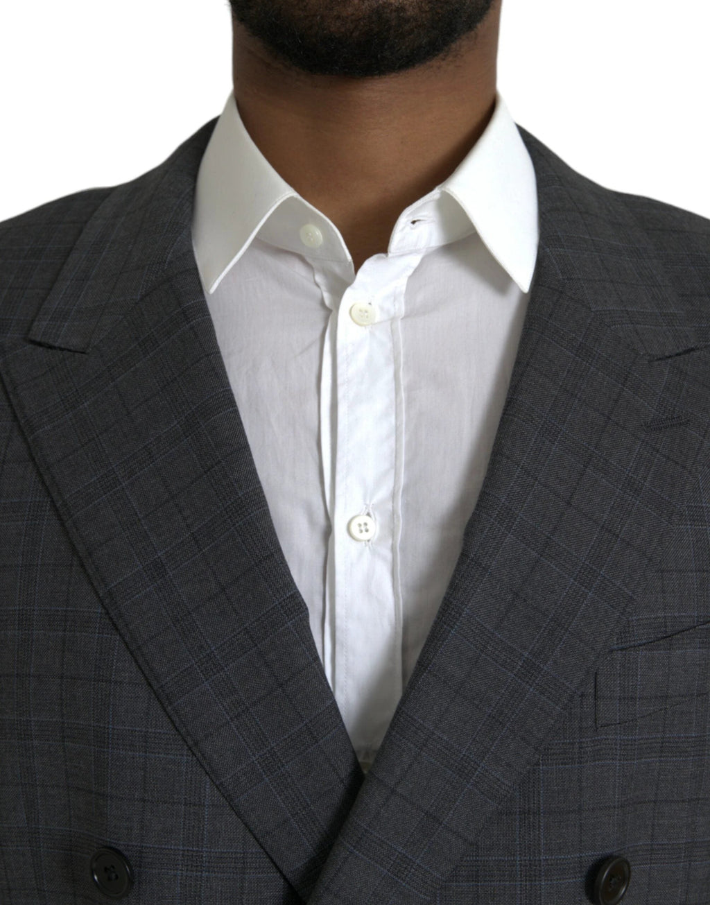 Dolce & Gabbana Gray Plaid Wool MARTINI Formal 2 Piece Suit by Dolce & Gabbana