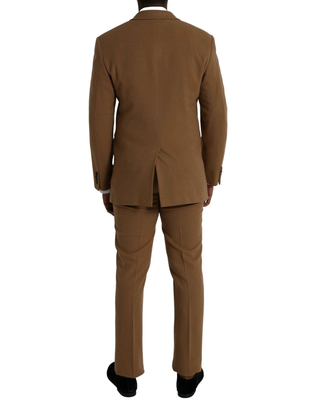 Prada Brown Cashmere 2 Piece Single Breasted Suit by Prada