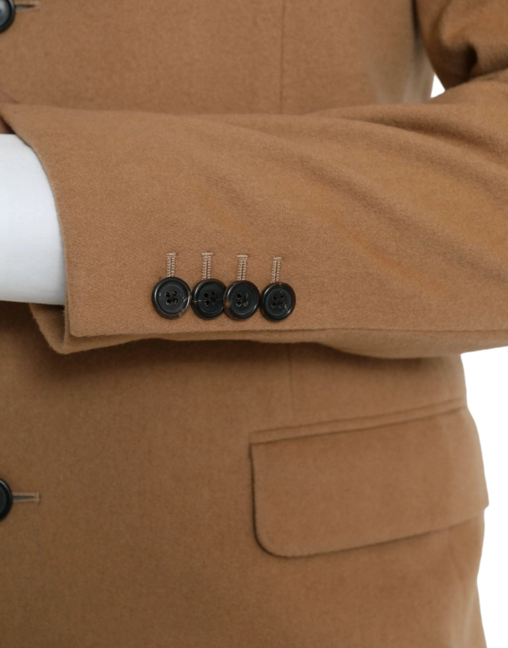 Prada Brown Cashmere 2 Piece Single Breasted Suit by Prada