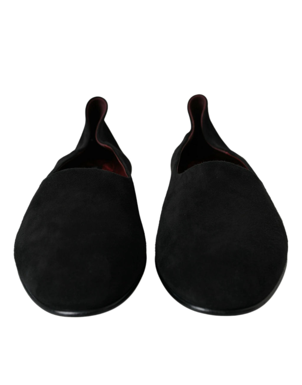Dolce & Gabbana Black Suede Loafers Formal Dress Slip On Shoes by Dolce & Gabbana