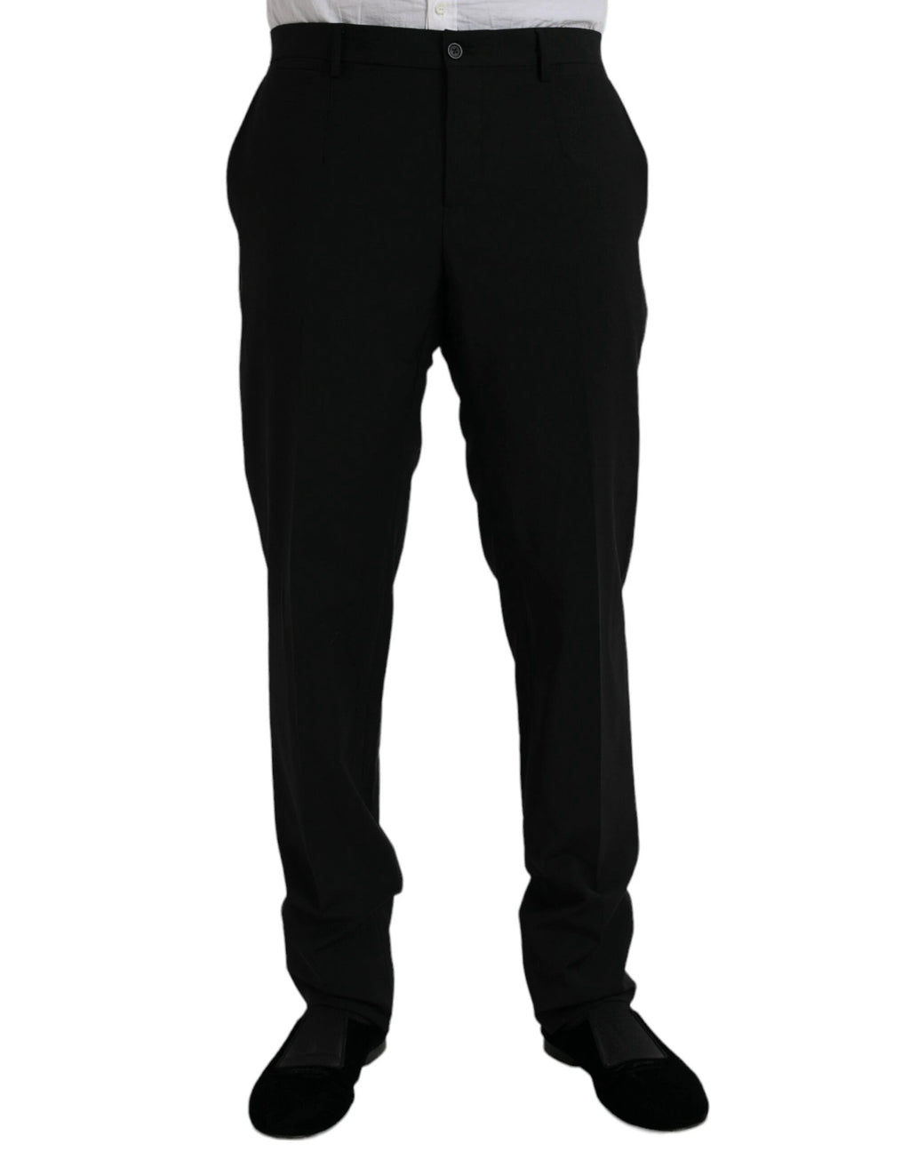 Dolce & Gabbana Black Polyester STAFF Formal 3 Piece Suit by Dolce & Gabbana