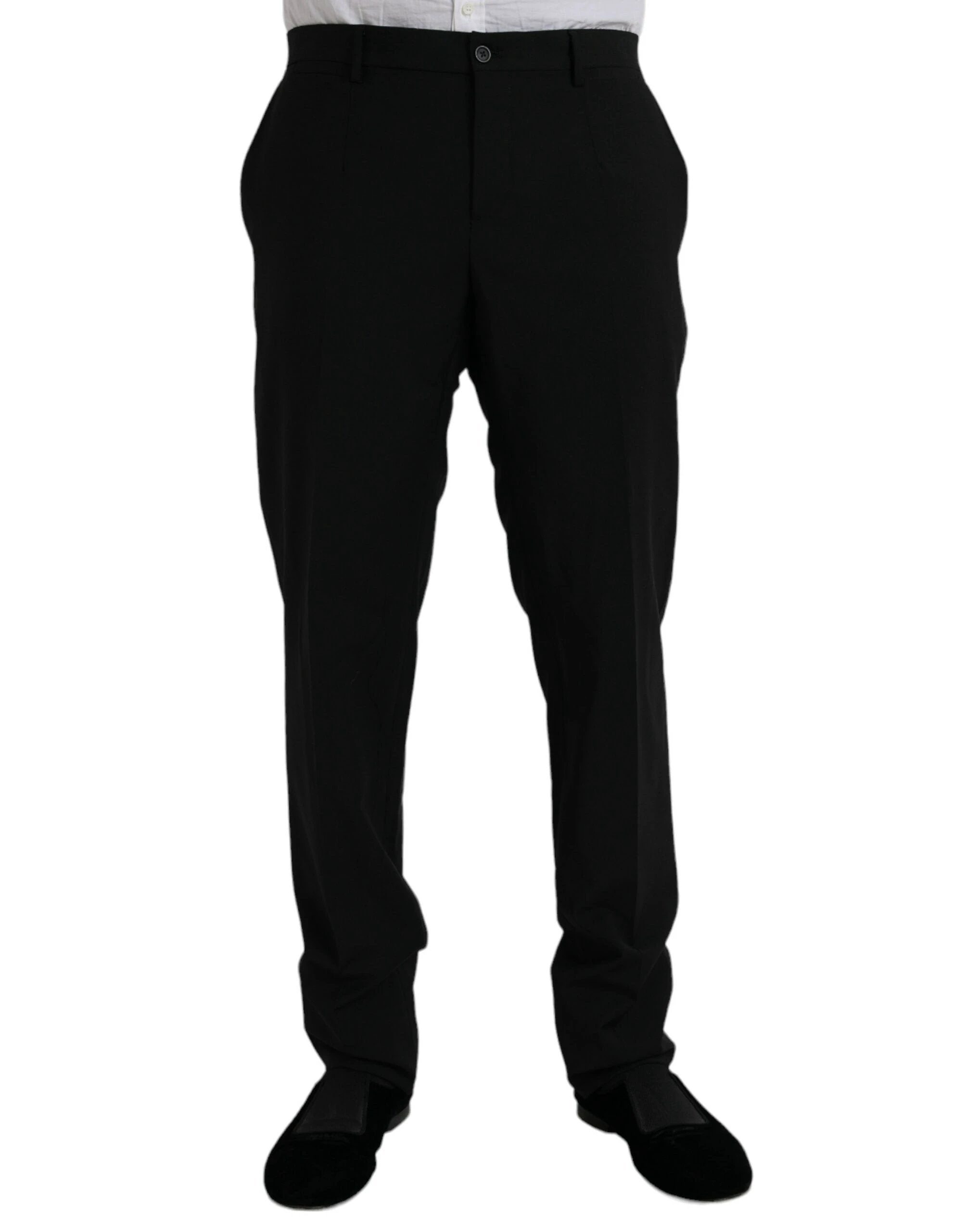 Dolce & Gabbana Black Polyester STAFF Formal 3 Piece Suit by Dolce & Gabbana