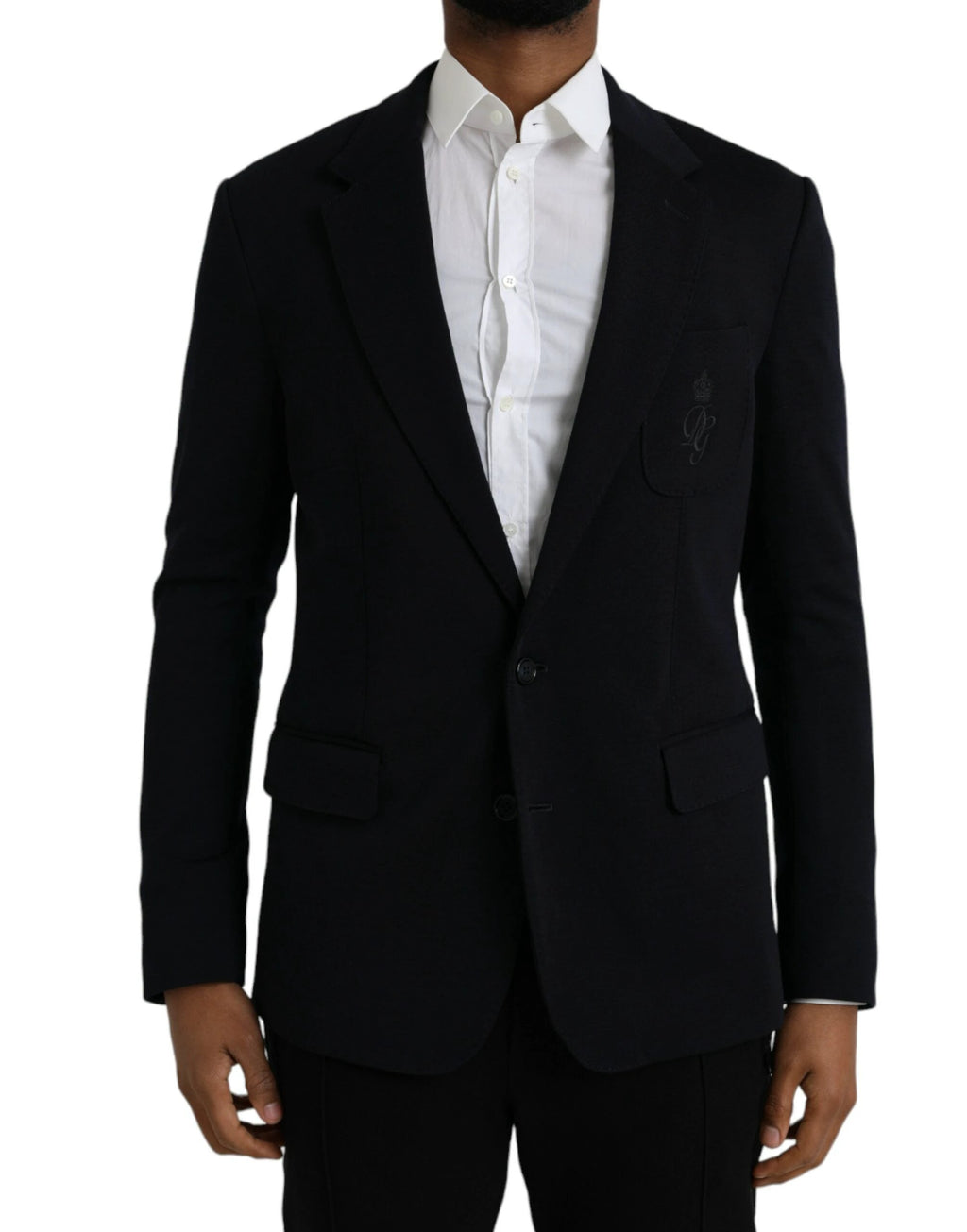 Dolce & Gabbana Black Wool Single Breasted Coat Blazer by Dolce & Gabbana