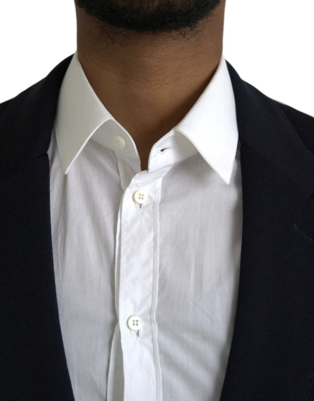 Dolce & Gabbana Black Wool Single Breasted Coat Blazer by Dolce & Gabbana