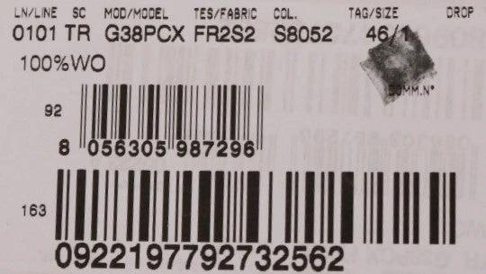 Dolce & Gabbana Gray Wool Striped Formal Pants by Dolce & Gabbana