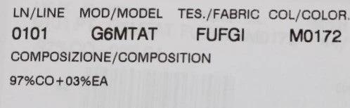 Dolce & Gabbana Brown Stretch Cotton Pants by Dolce & Gabbana