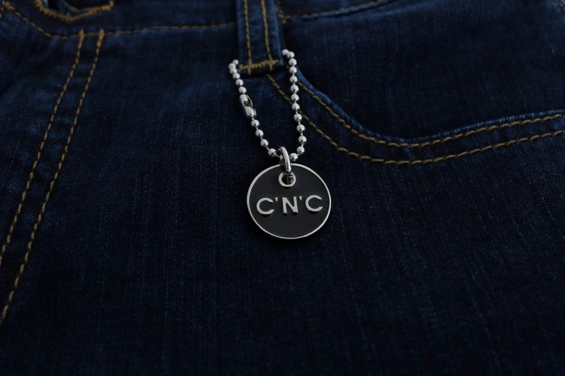 Costume National Blue Cotton Bootcut Flared Jeans by Costume National