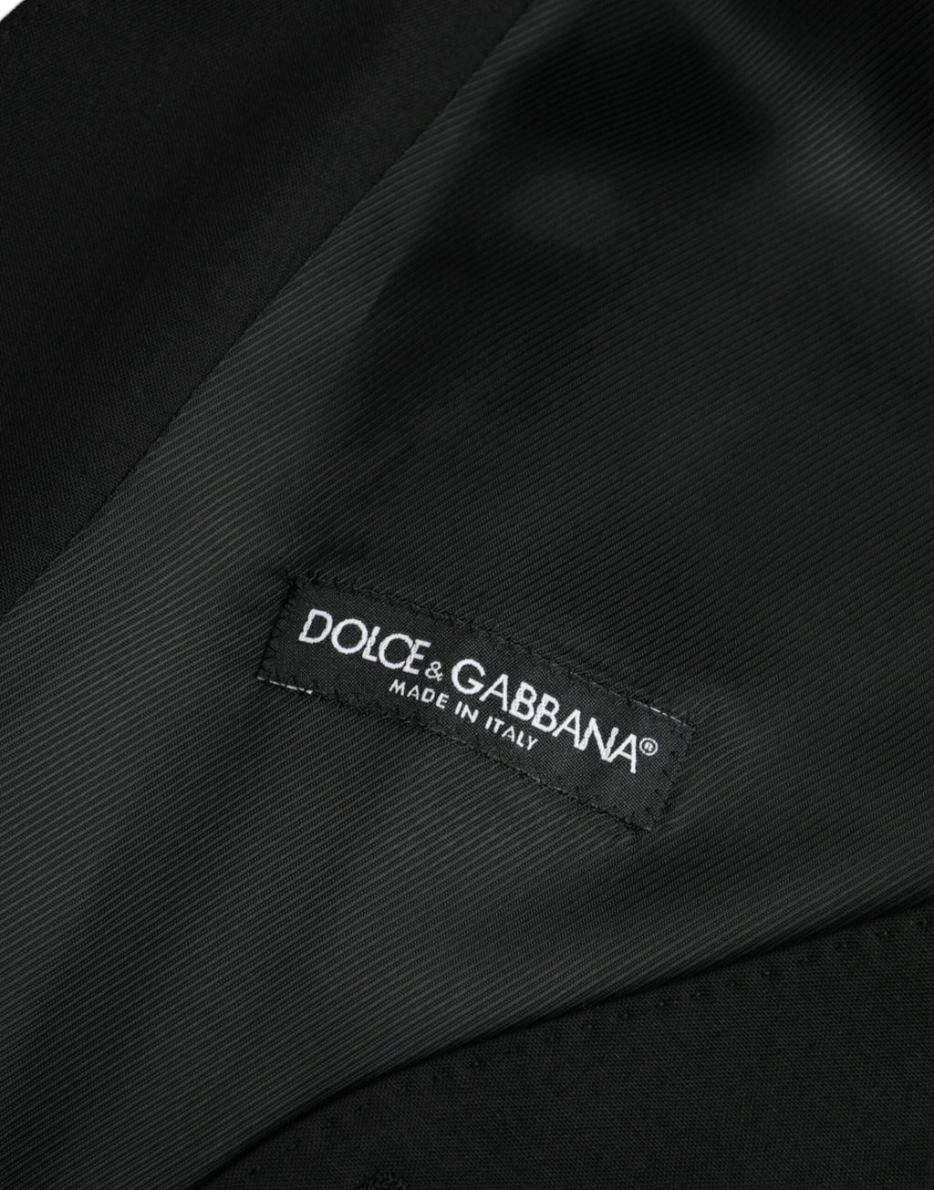 Dolce & Gabbana Black Wool Formal Dress Waistcoat Vest by Dolce & Gabbana