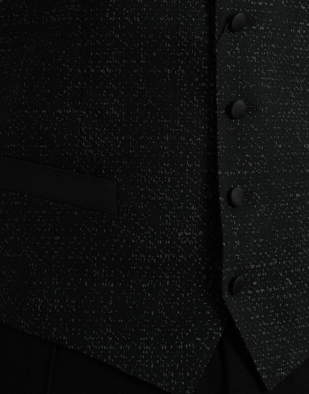 Dolce & Gabbana Black Brown Silk Waistcoat Dress Formal Vest by Dolce & Gabbana
