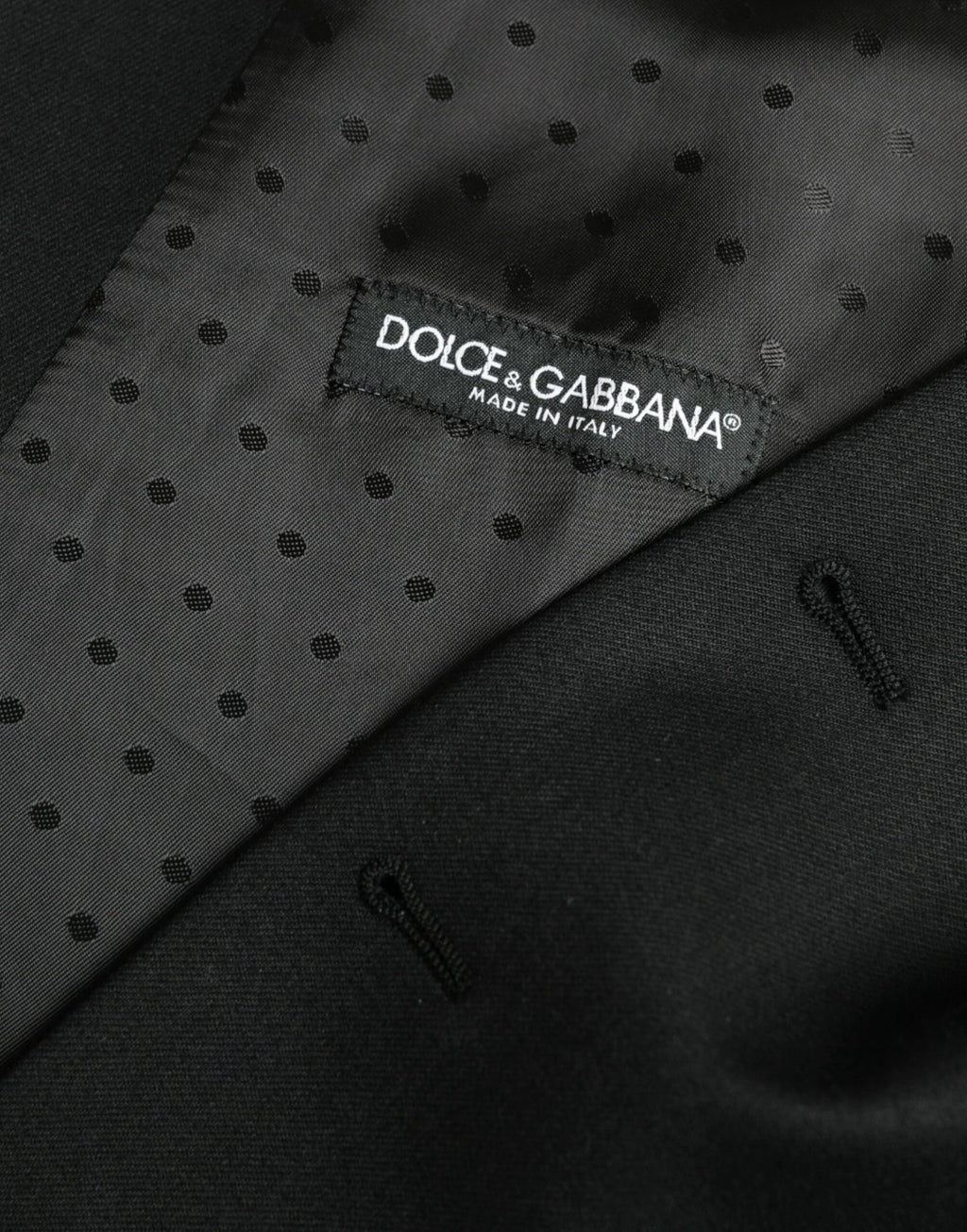 Dolce & Gabbana Black Silk Waistcoat Dress Formal Vest by Dolce & Gabbana