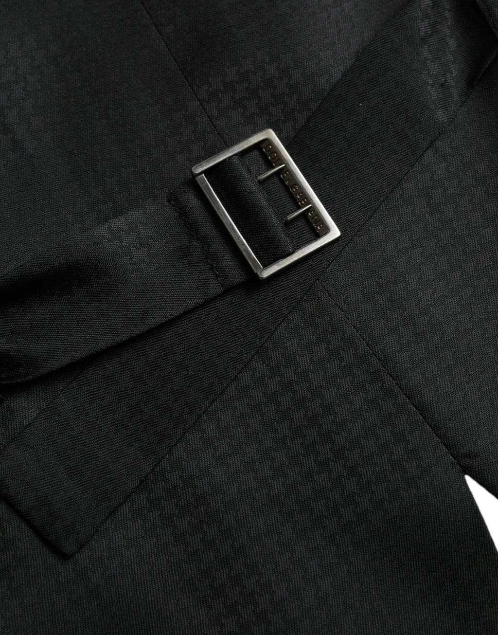 Dolce & Gabbana Black Wool Waistcoat Dress Formal Vest by Dolce & Gabbana