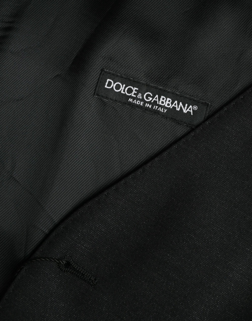 Dolce & Gabbana Black Wool Waistcoat Dress Formal Vest by Dolce & Gabbana