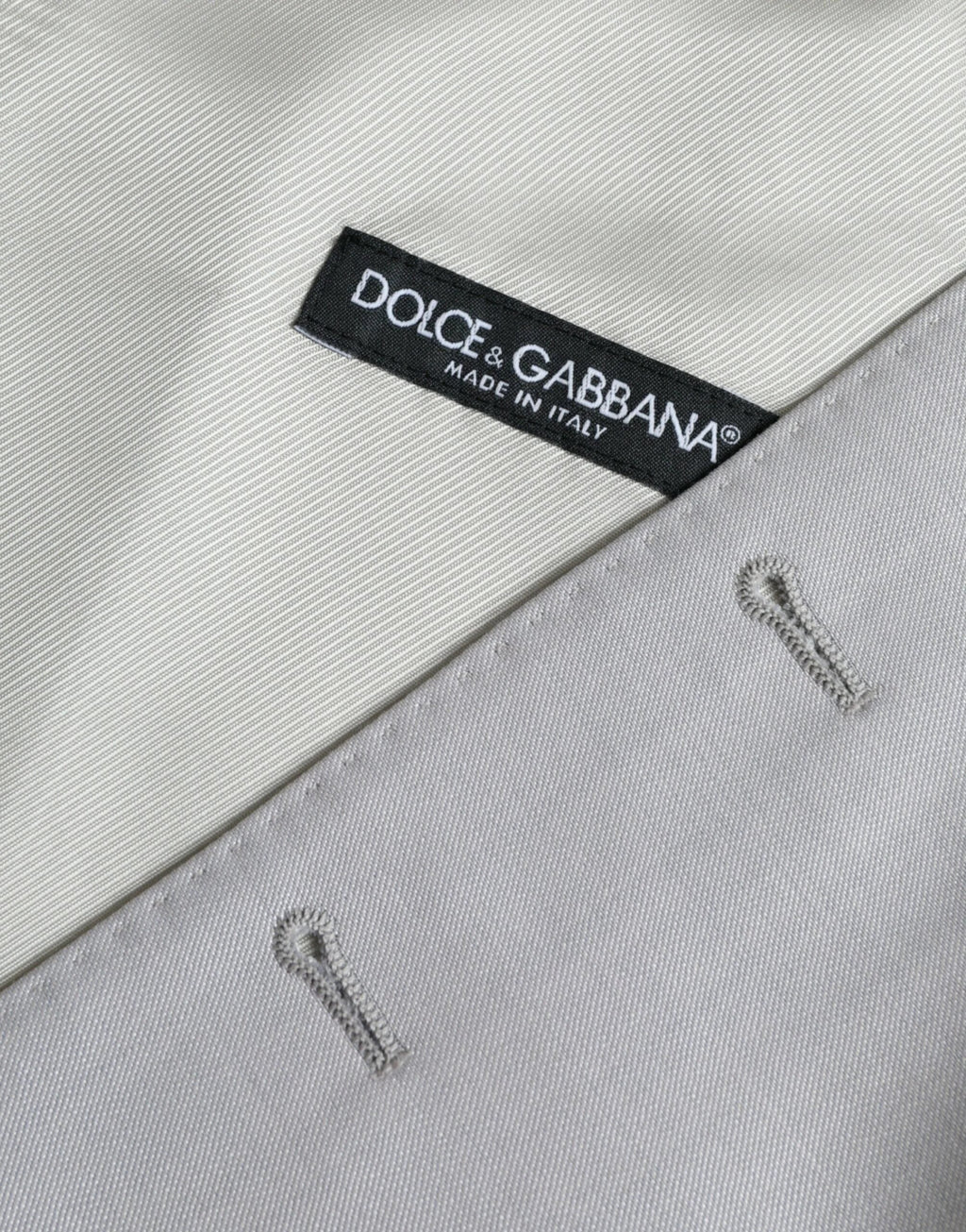 Dolce & Gabbana Light Gray Wool Formal Dress Waistcoat Vest by Dolce & Gabbana