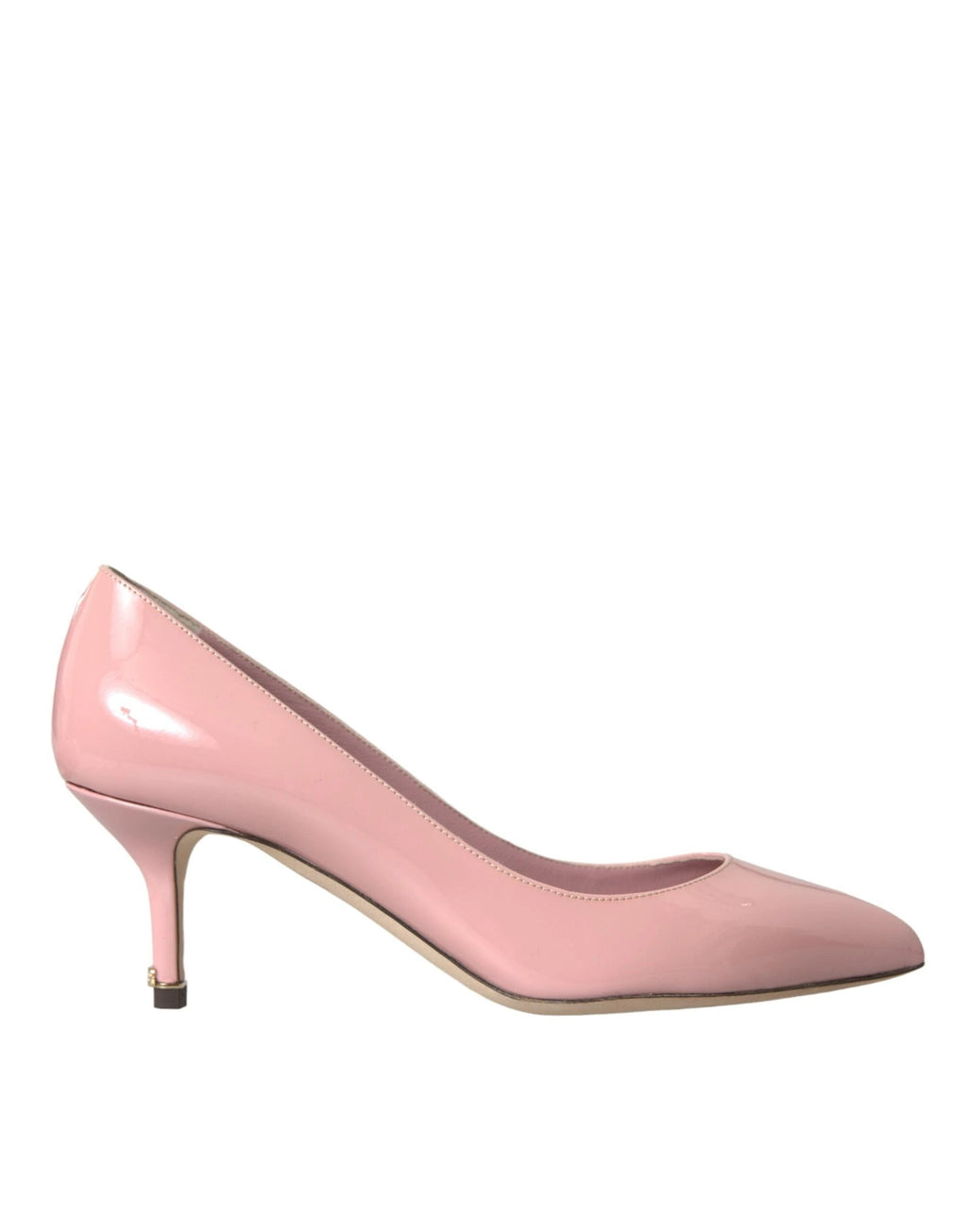 Dolce & Gabbana Light Pink Patent Leather Heels Pumps Shoes by Dolce & Gabbana