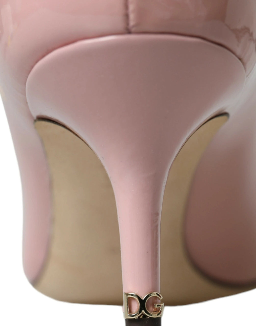 Dolce & Gabbana Light Pink Patent Leather Heels Pumps Shoes by Dolce & Gabbana