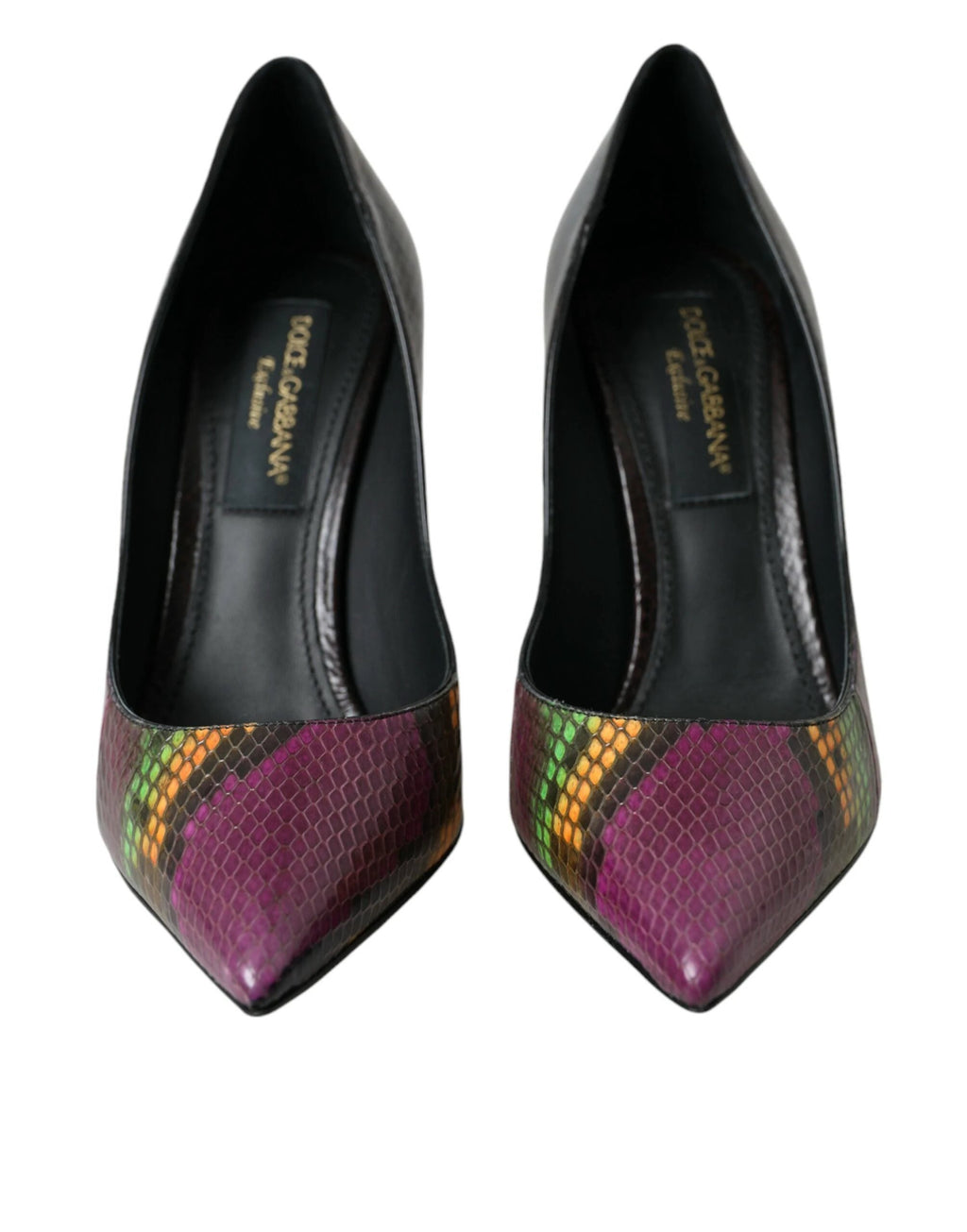 Dolce & Gabbana Multicolor Exotic Leather Heels Pumps Shoes by Dolce & Gabbana