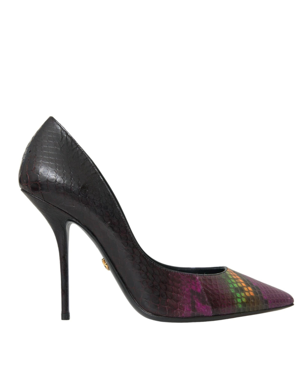 Dolce & Gabbana Multicolor Exotic Leather Heels Pumps Shoes by Dolce & Gabbana