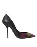 Dolce & Gabbana Multicolor Exotic Leather Heels Pumps Shoes by Dolce & Gabbana