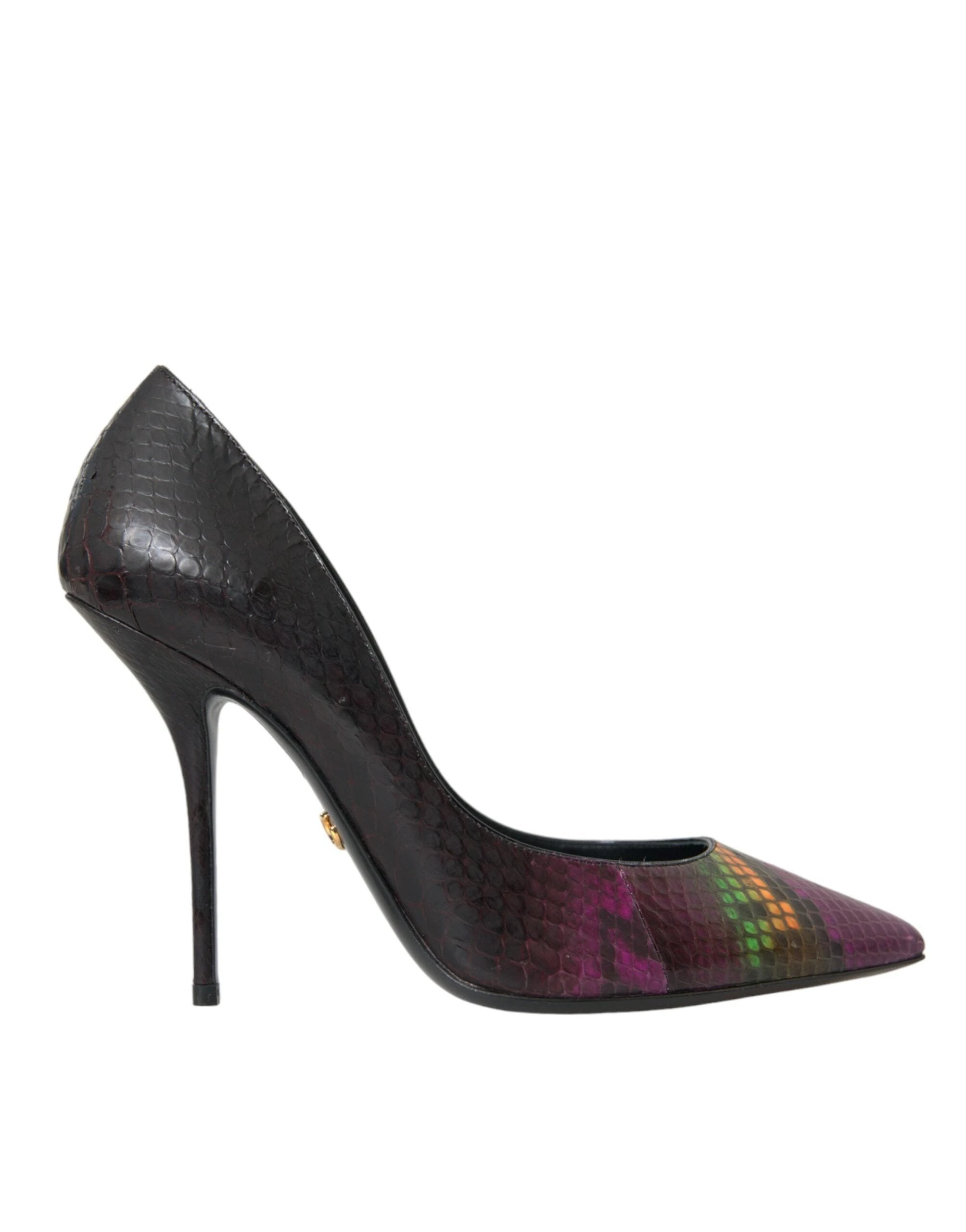 Dolce & Gabbana Multicolor Exotic Leather Heels Pumps Shoes by Dolce & Gabbana