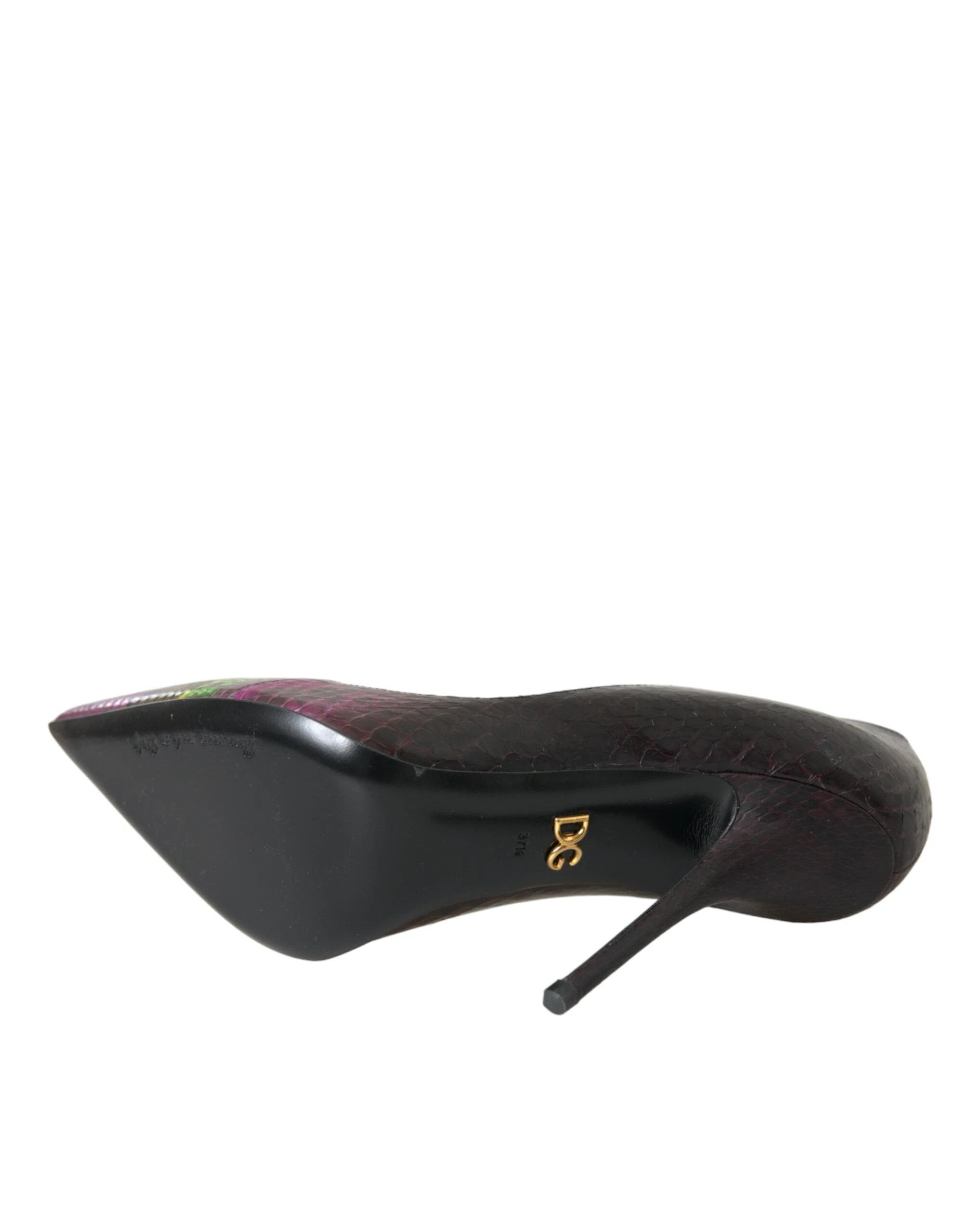 Dolce & Gabbana Multicolor Exotic Leather Heels Pumps Shoes by Dolce & Gabbana