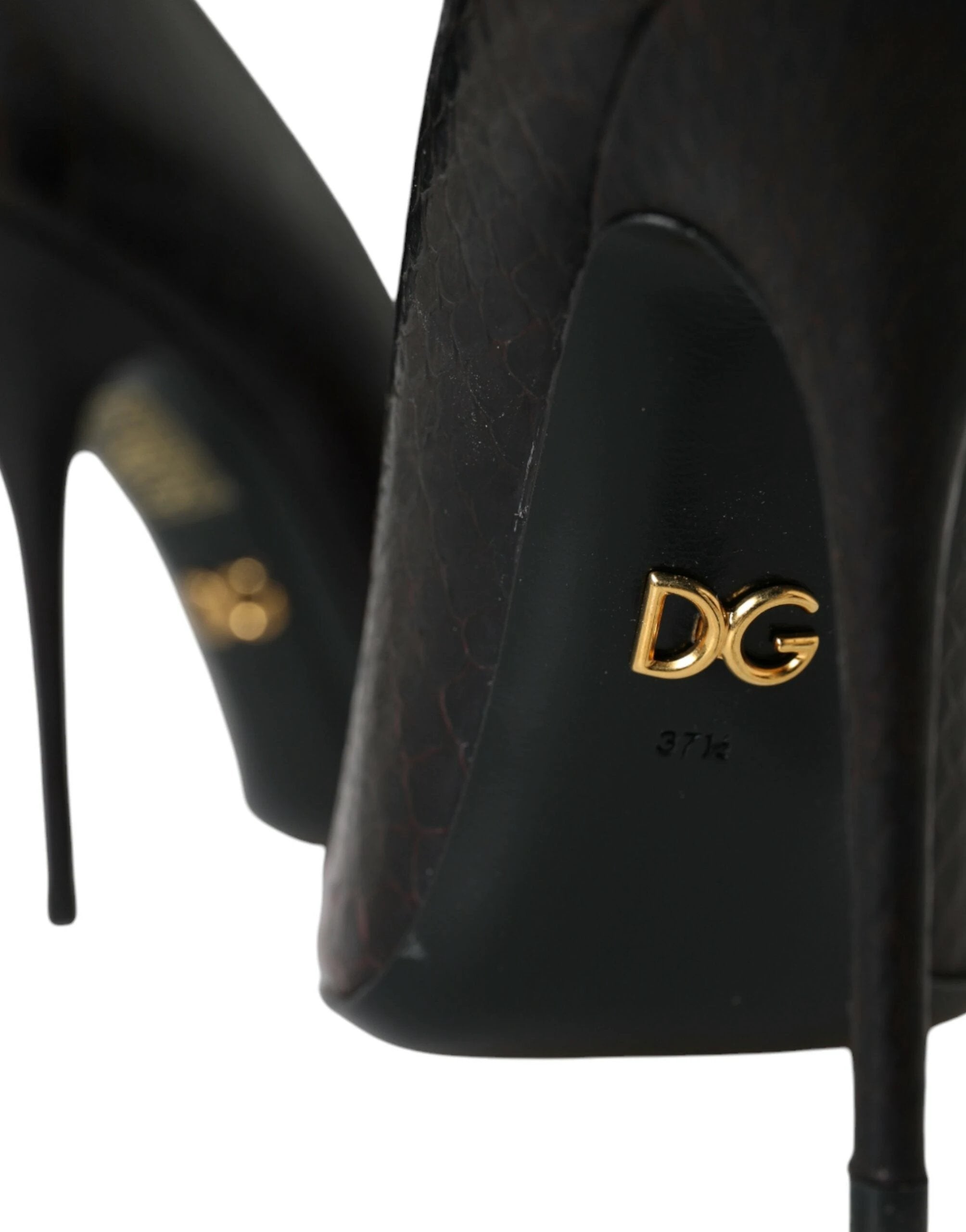 Dolce & Gabbana Multicolor Exotic Leather Heels Pumps Shoes by Dolce & Gabbana