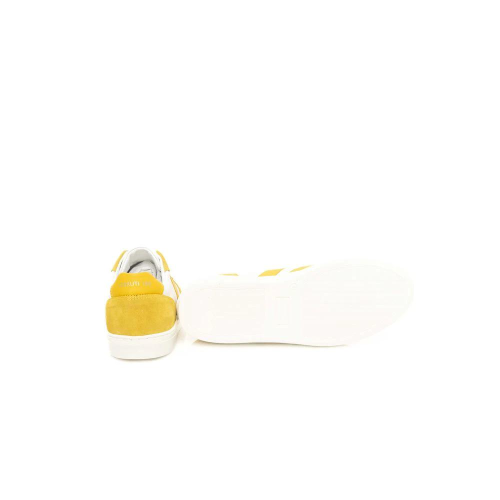 Cerruti 1881 Yellow Cowhide Men Sneaker by Cerruti 1881