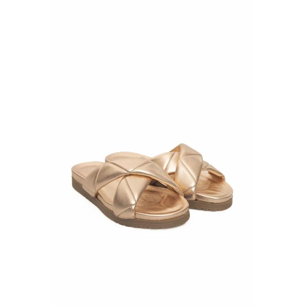 Cerruti 1881 Beige Lambskin Women Sandal by Cerruti 1881