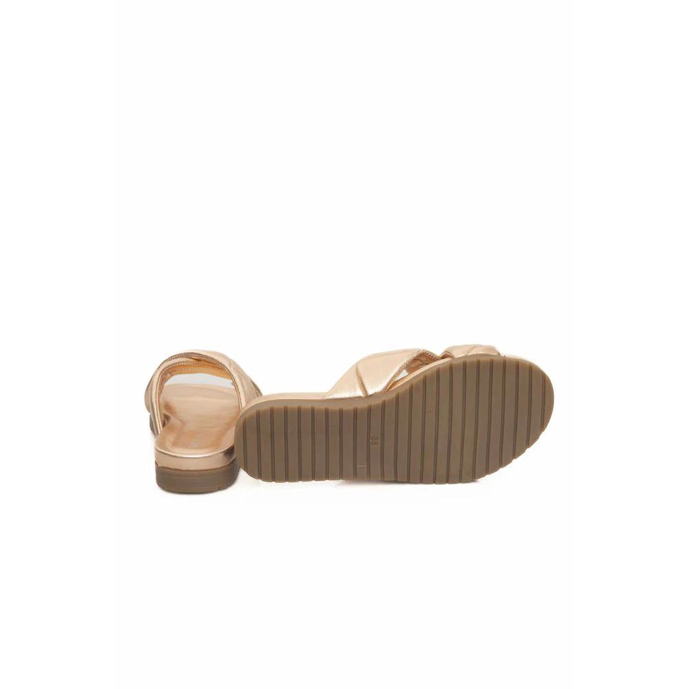 Cerruti 1881 Beige Lambskin Women Sandal by Cerruti 1881