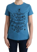 Dolce & Gabbana Blue Cotton 2017 Motive T-Shirt by Dolce & Gabbana