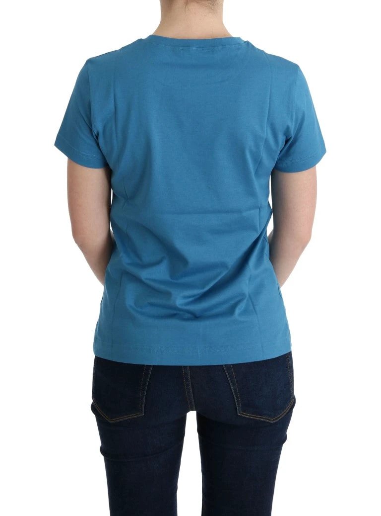 Dolce & Gabbana Blue Cotton 2017 Motive T-Shirt by Dolce & Gabbana