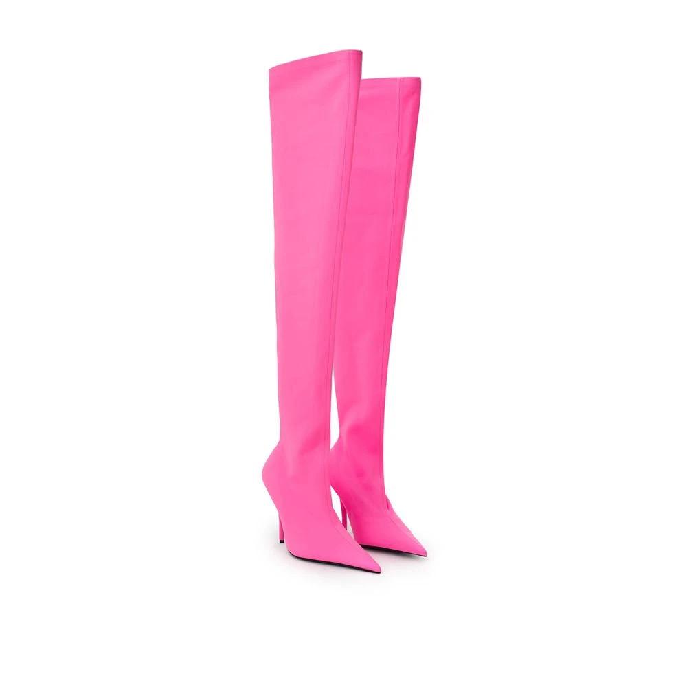 Balenciaga Pink Polyester Boot by Balenciaga