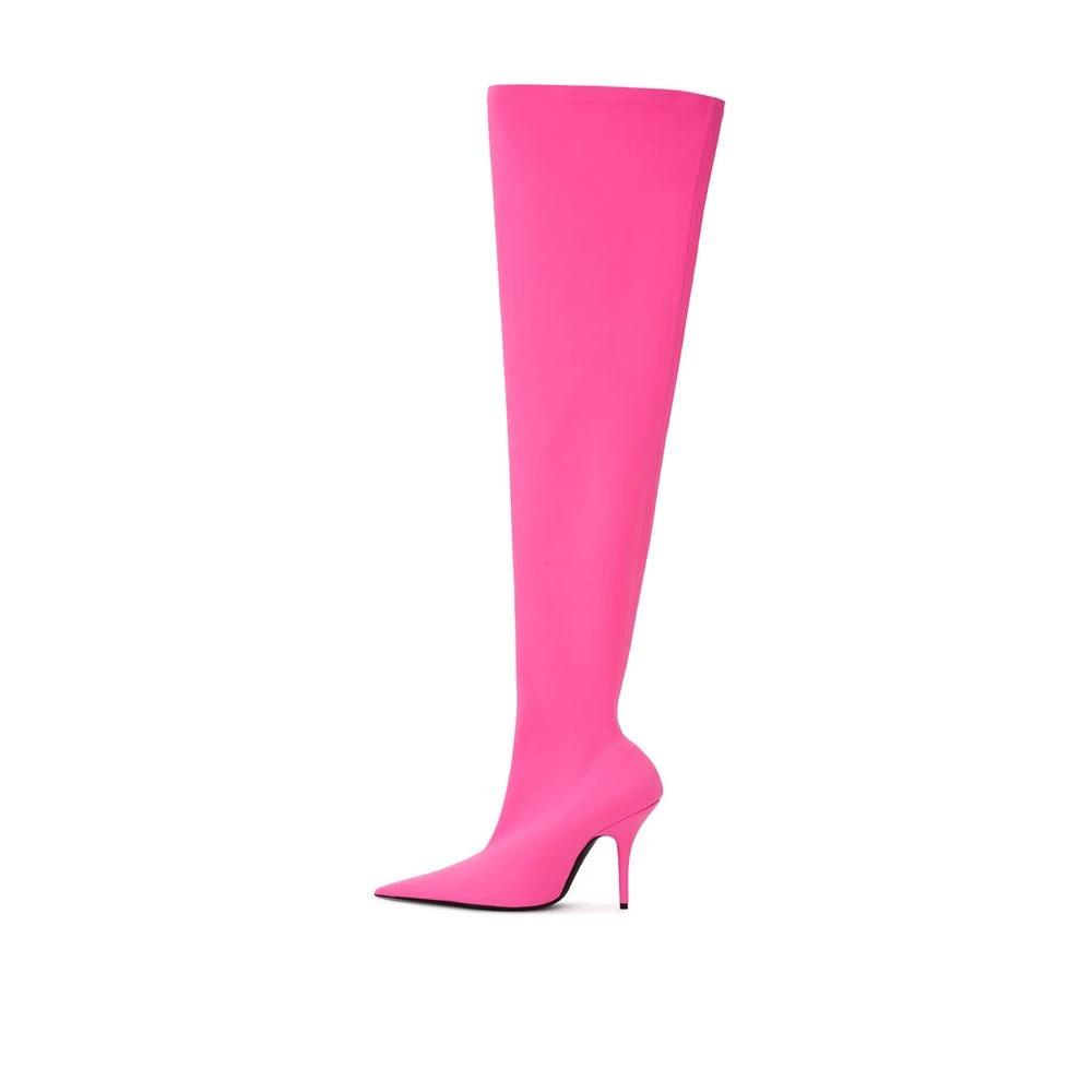Balenciaga Pink Polyester Boot by Balenciaga