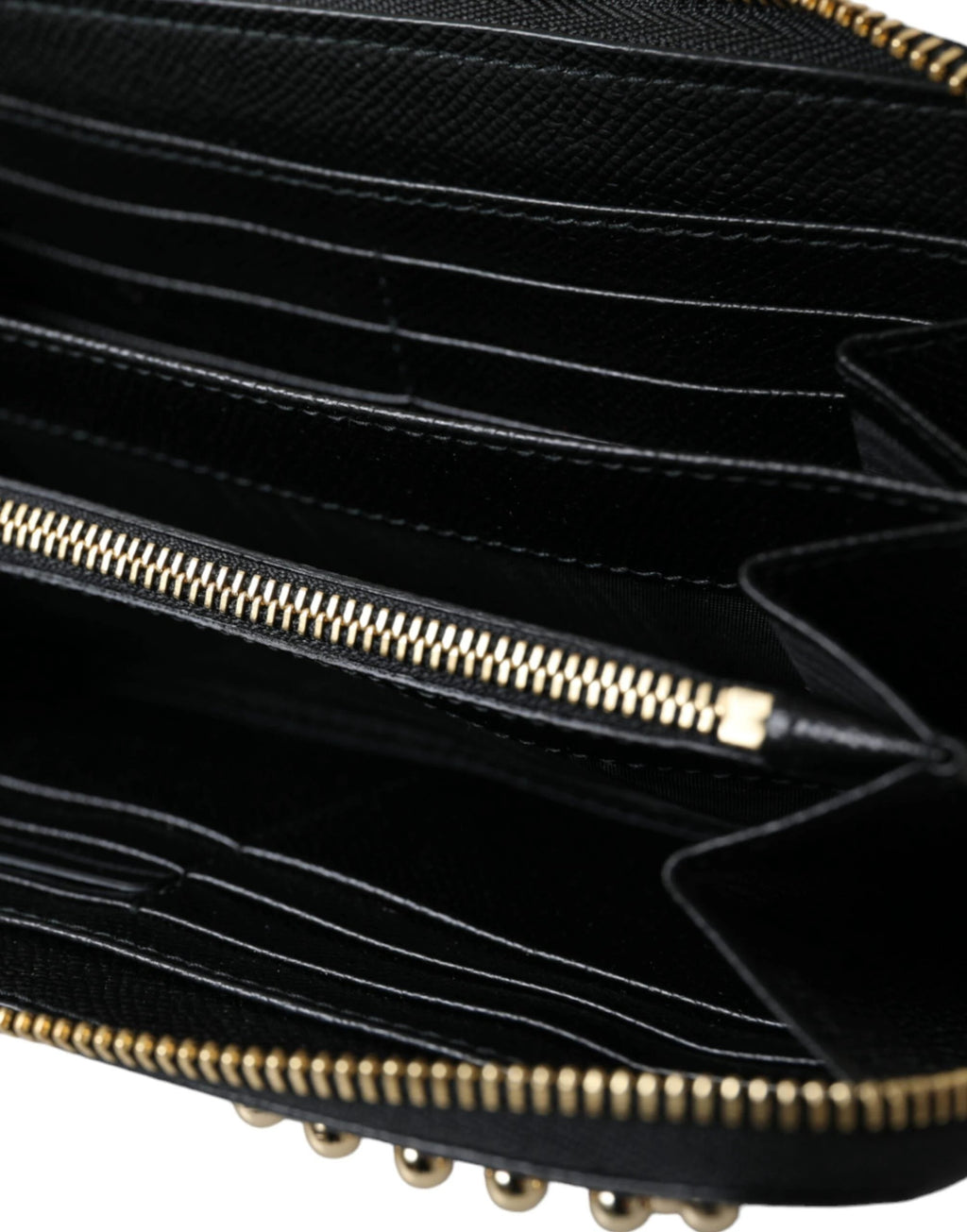 Dolce & Gabbana Black Blue Leather #DGFAMILY Zipper Continental Men Wallet by Dolce & Gabbana