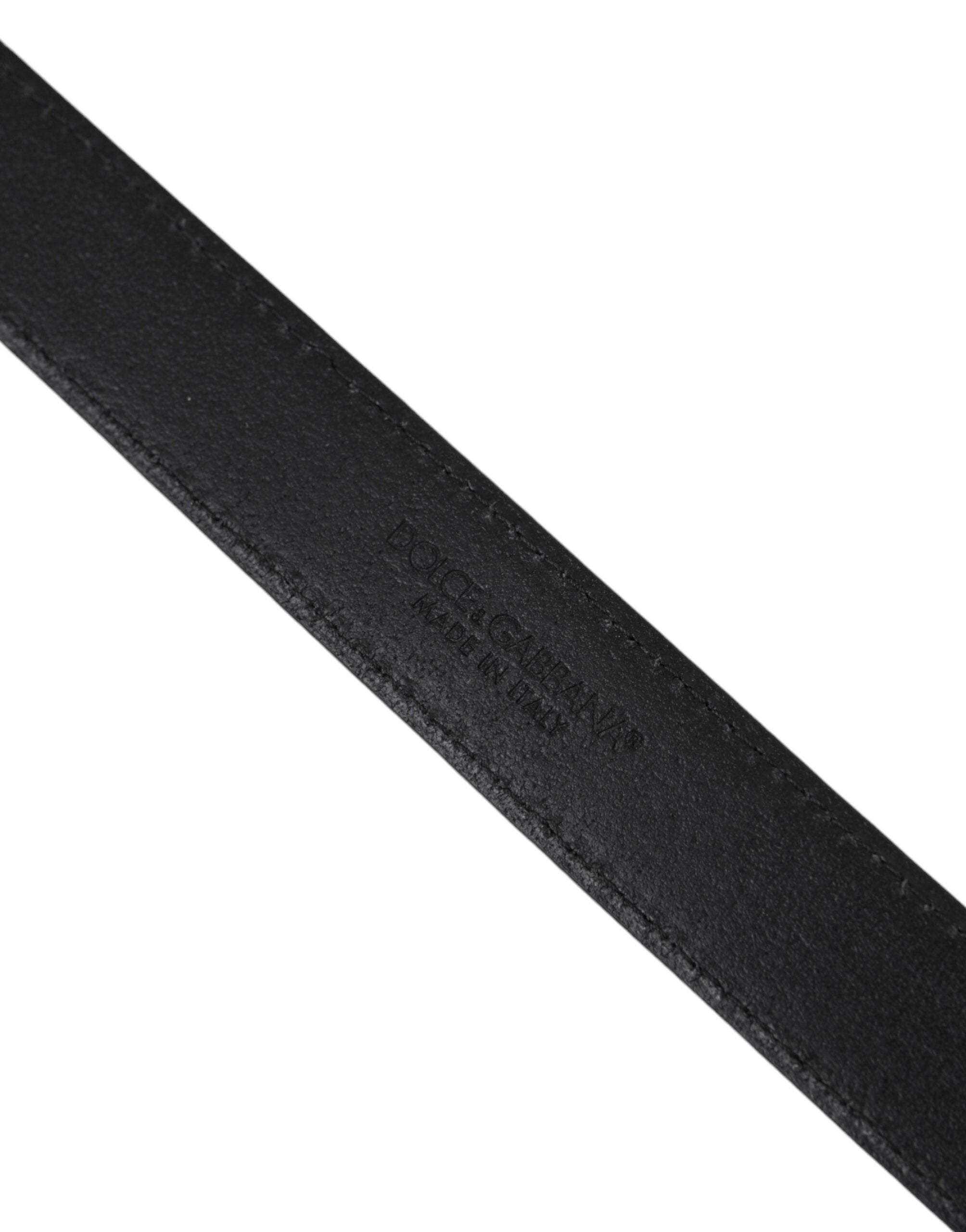 Dolce & Gabbana Beige Suede Leather Silver Buckle Belt Men by Dolce & Gabbana