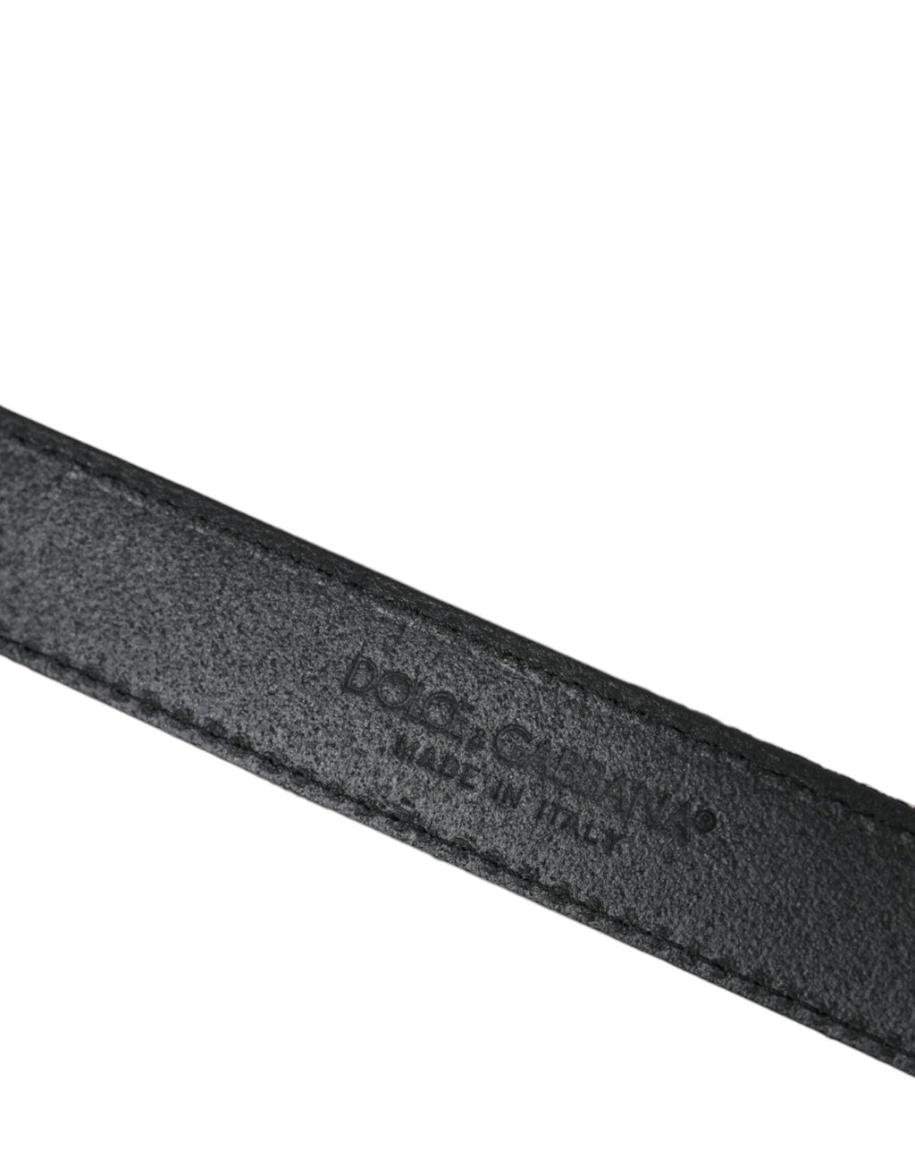 Dolce & Gabbana Black Jacquard Stripes Silver Metal Buckle Belt by Dolce & Gabbana