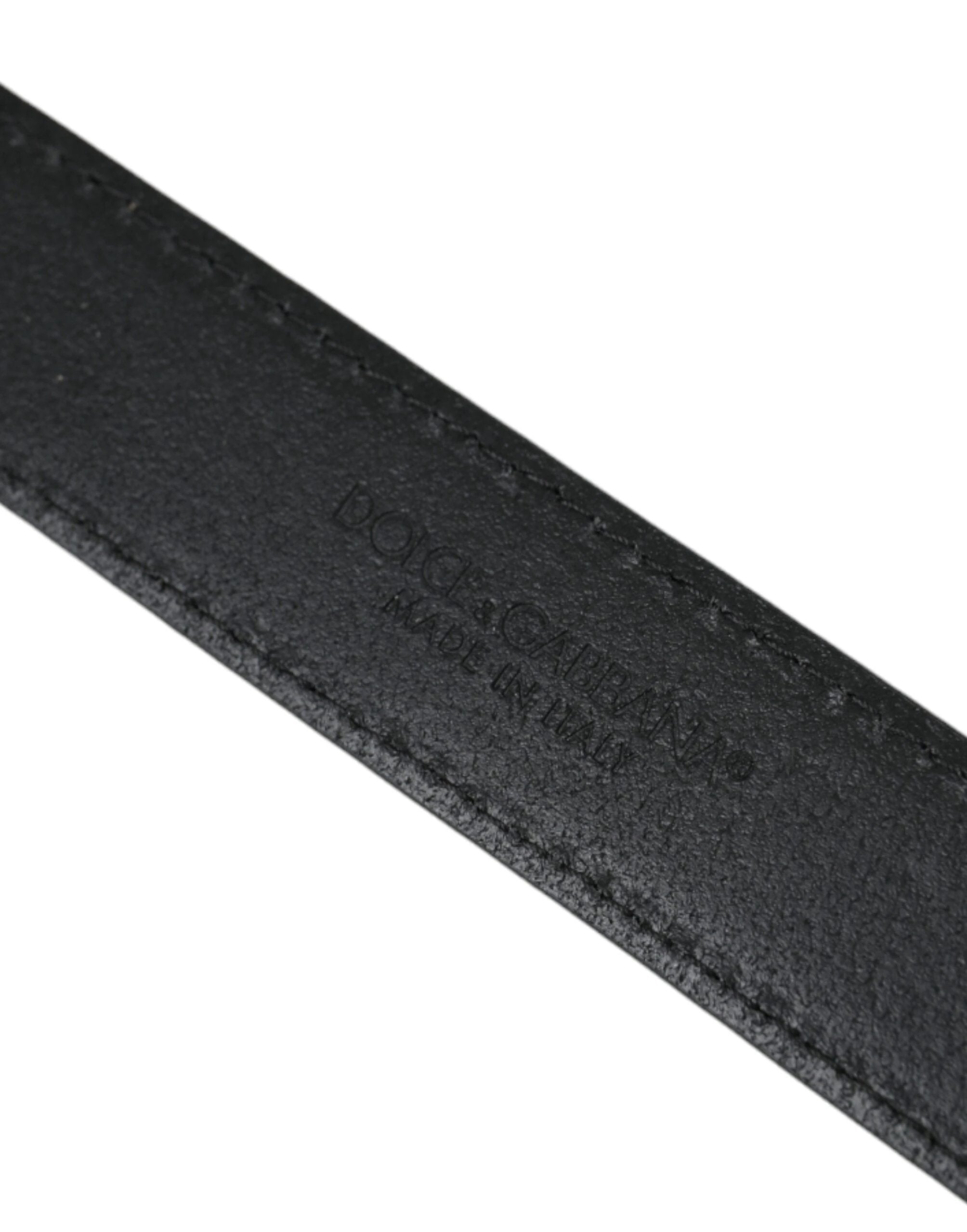 Dolce & Gabbana Beige Suede Leather Silver Buckle Belt Men by Dolce & Gabbana