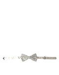 Dolce & Gabbana White Black Polka Dot Polyester Bow Tie Men by Dolce & Gabbana