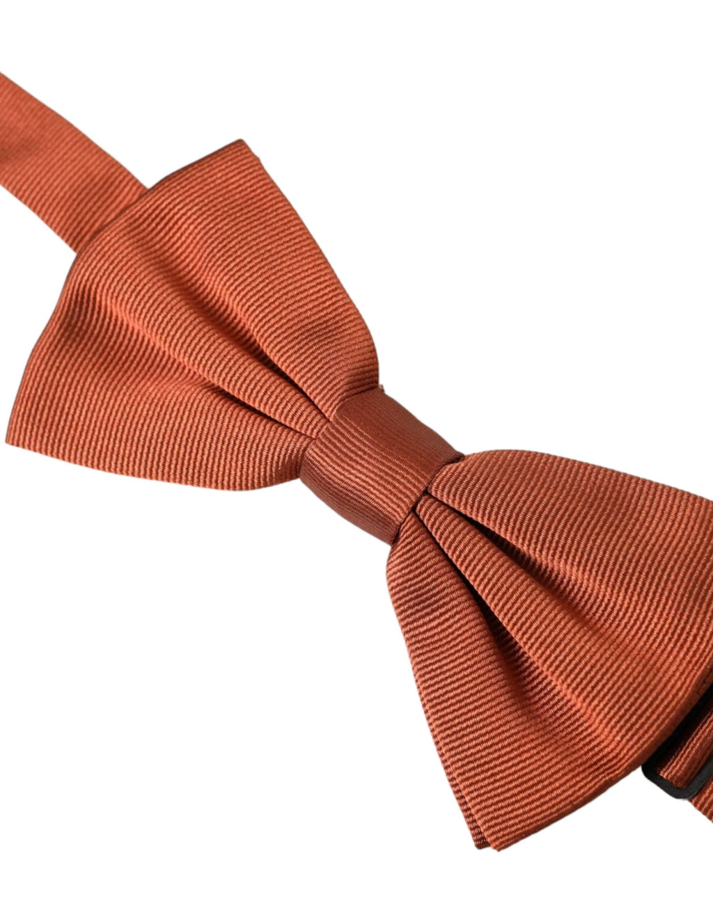 Dolce & Gabbana Brown Silk Adjustable Neck Men Bow Tie by Dolce & Gabbana