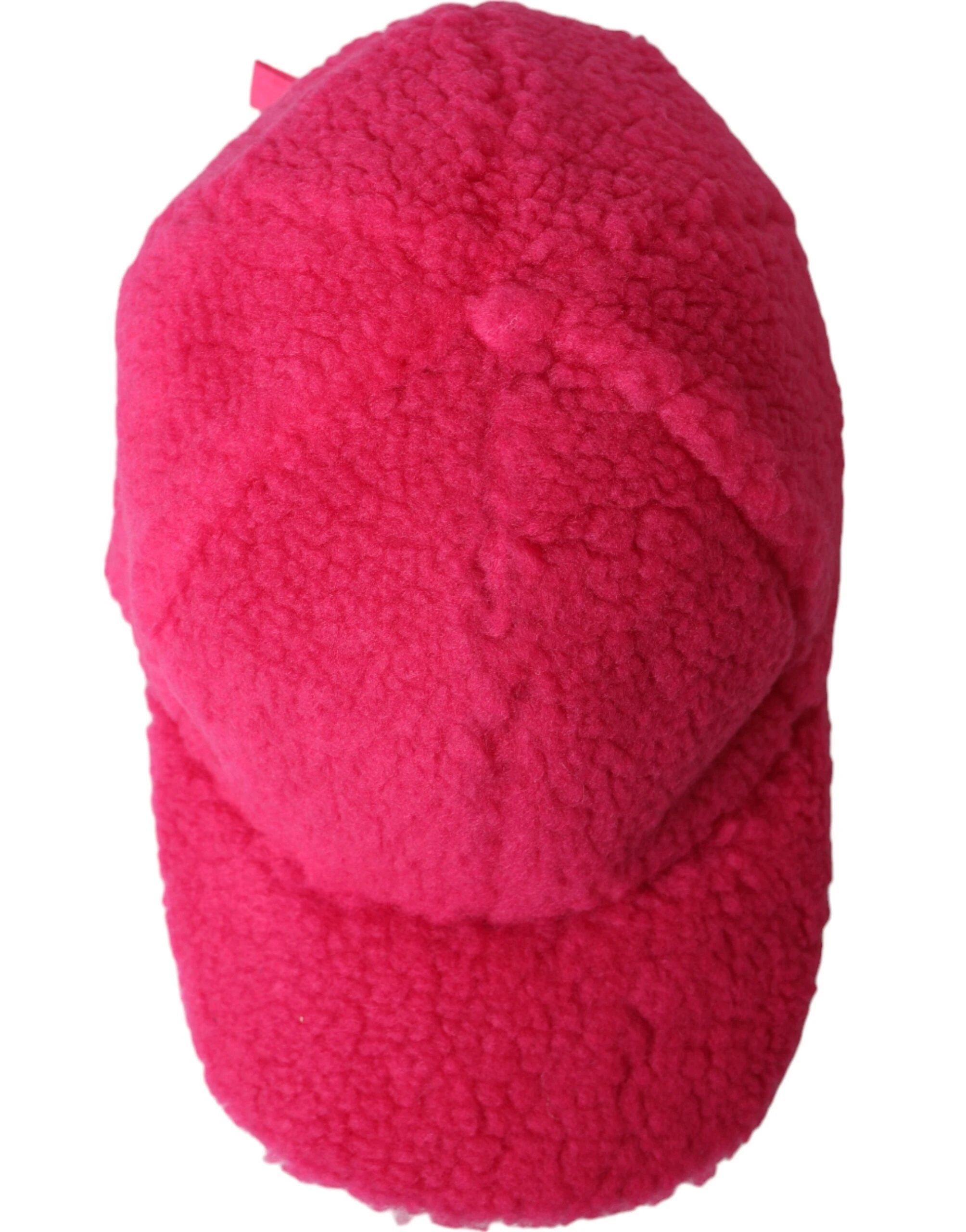 Dolce & Gabbana Pink Fleece Plush Baseball Hat Men by Dolce & Gabbana