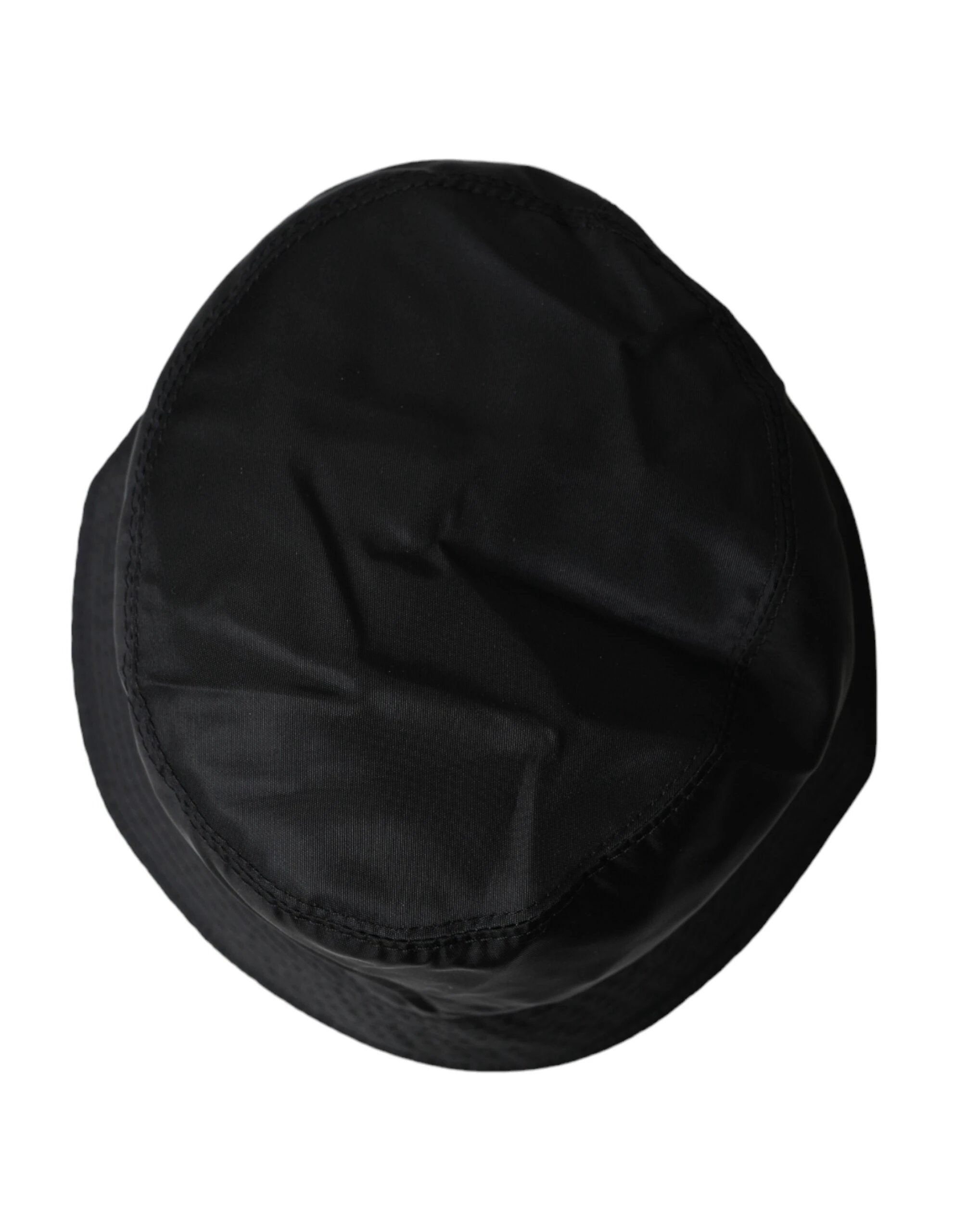 Dolce & Gabbana Black Wide Brim Cap Bucket Hat Men by Dolce & Gabbana