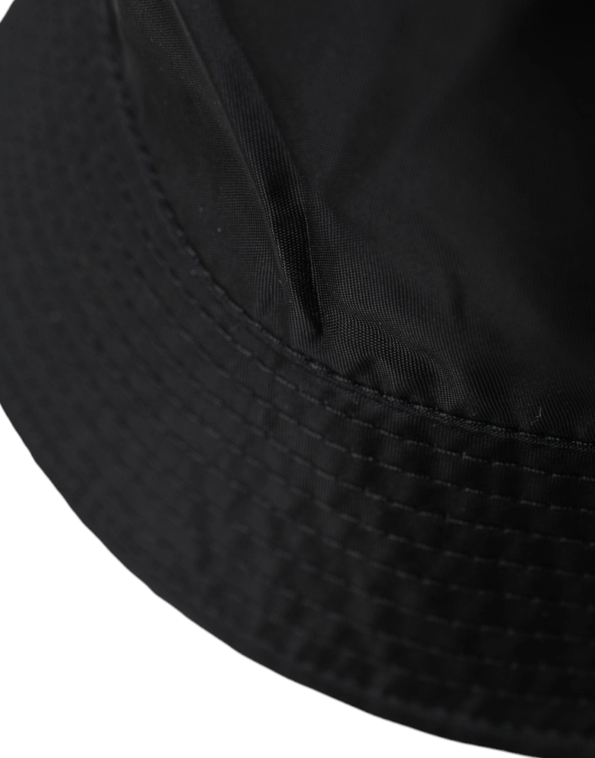 Dolce & Gabbana Black Wide Brim Cap Bucket Hat Men by Dolce & Gabbana