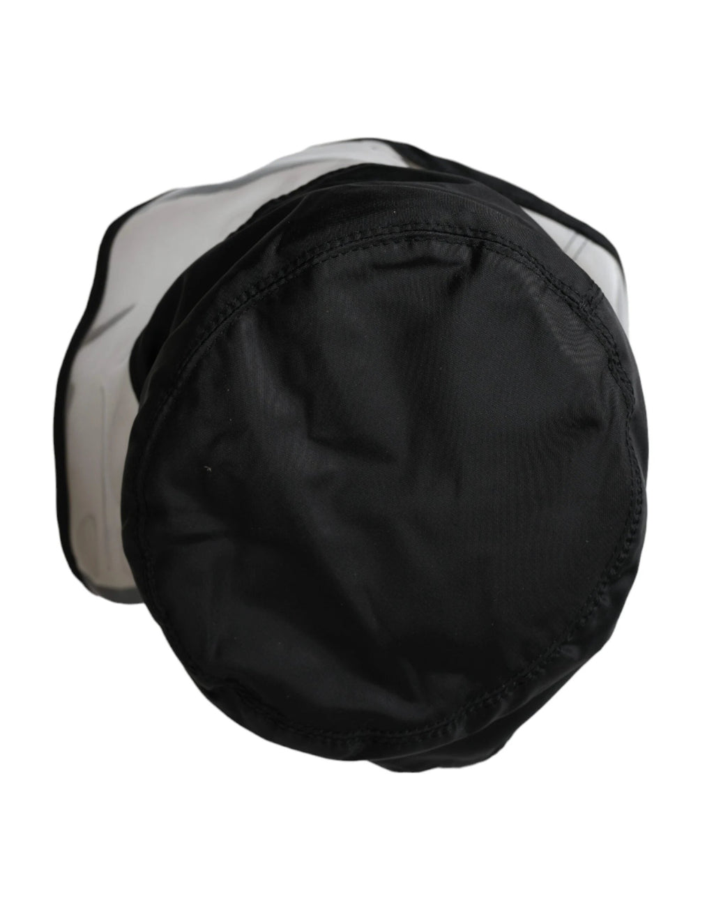 Dolce & Gabbana Black Polyester Plastic Bucket Hat Men by Dolce & Gabbana