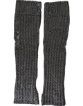 Dolce & Gabbana Gray Viscose Knitted Finger Less Gloves by Dolce & Gabbana