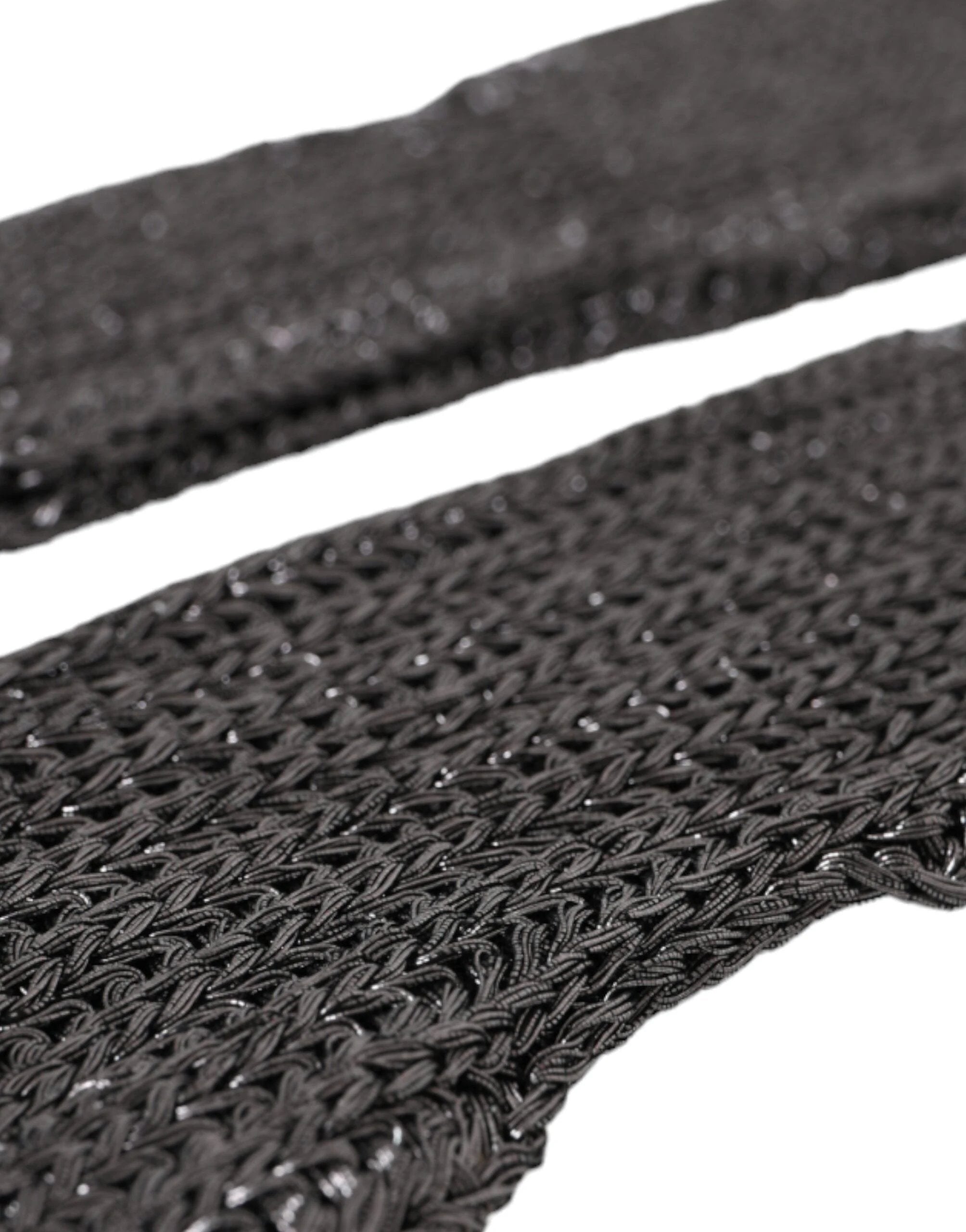 Dolce & Gabbana Gray Viscose Knitted Finger Less Gloves by Dolce & Gabbana