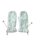 Dolce & Gabbana White Nylon Fleece Wrist Length Mitten Gloves by Dolce & Gabbana