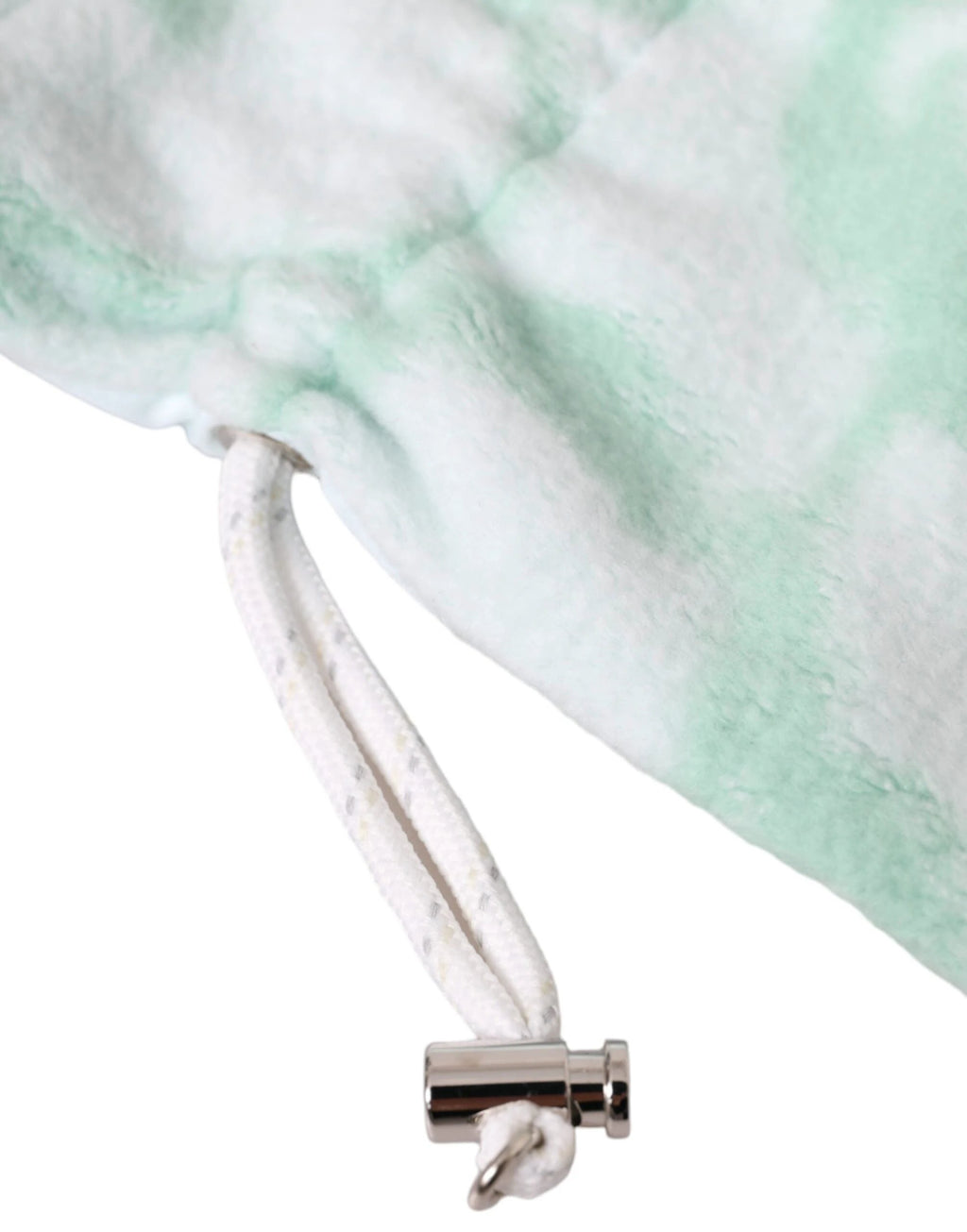 Dolce & Gabbana White Nylon Fleece Wrist Length Mitten Gloves by Dolce & Gabbana