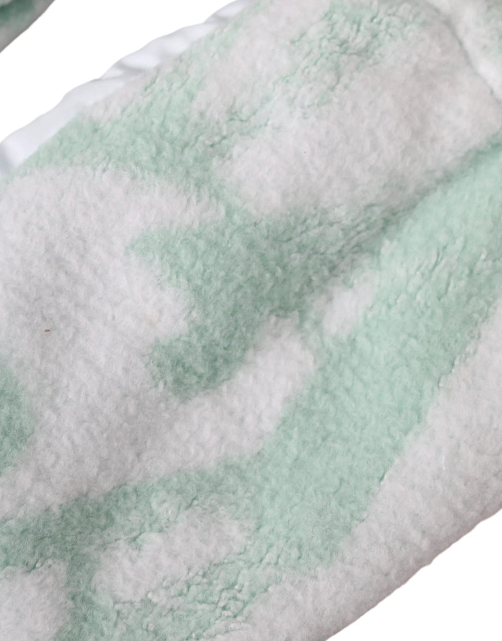 Dolce & Gabbana White Nylon Fleece Wrist Length Mitten Gloves by Dolce & Gabbana
