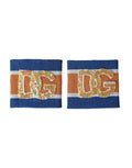 Dolce & Gabbana Multicolor Logo Sequin Viscose Wristband by Dolce & Gabbana