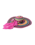Dolce & Gabbana Multicolor Fantasy Wide Brim Floppy Hat by Dolce & Gabbana
