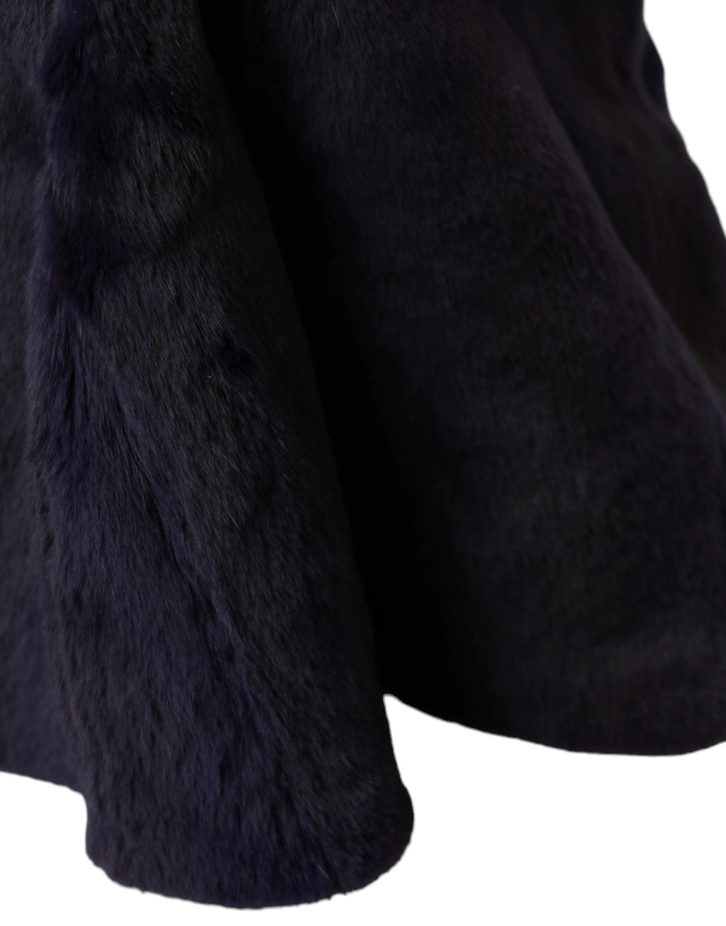Dolce & Gabbana Black Weasel Fur Whole Head Wrap Hat by Dolce & Gabbana